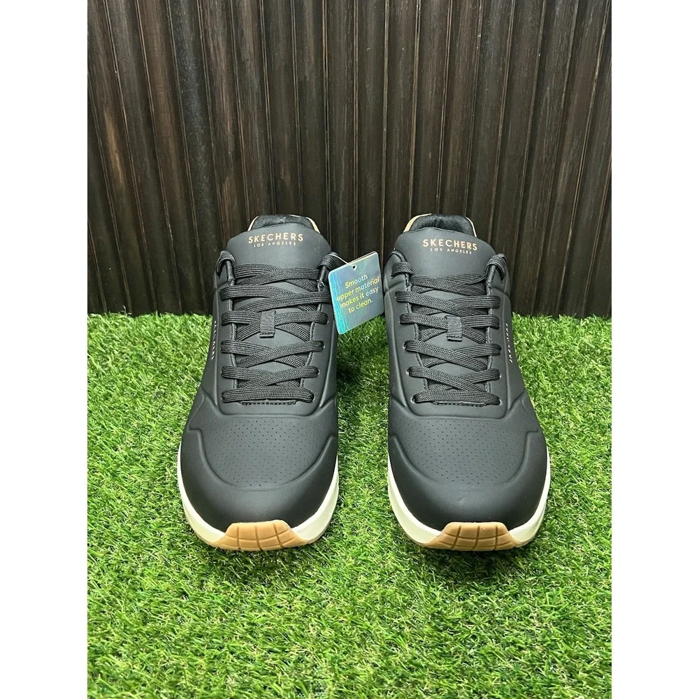Size 13 -  Skechers Street Uno Suited On Air Casual Shoes 183004/BLACK